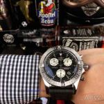 Perfect Replica Breitling Colt Chronograph Stainless Steel Case Black Rubber Strap 43mm Watch